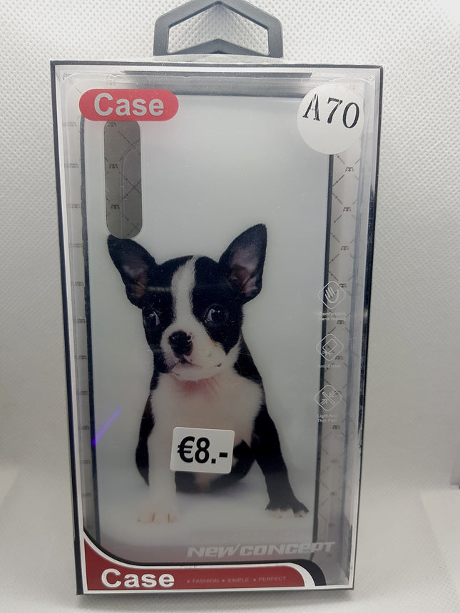 Samsung Galaxy A70 case back dog print- fashion case back cover