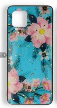 Samsung A22 5G - Print Backcover - Bloemen Roze