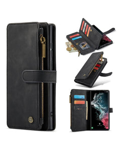 Samsung Galaxy S23 Plus case wallet with zipper black