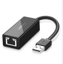 USB Ethernet RJ45 Adapter, Network USB Gigabit Ethernet Adapter at 100 Mbps for Windows/Macbook