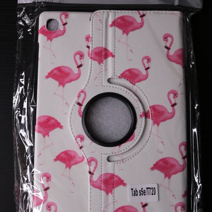 Flamingos print hoes voor Samsung Galaxy Tab S5e 10.5 inch 2019 Model T720 -Cover -Case - 360° draaibaar hoesje