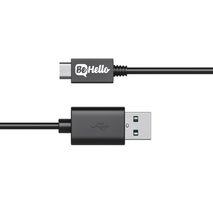 Micro-USB-Ladekabel (3 Meter) Schwarz – Extra langes Ladekabel