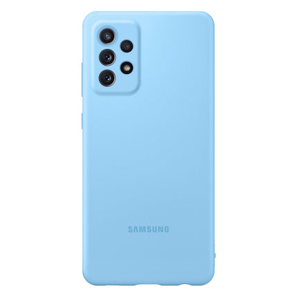 Samsung A72 Silicone Cover Case Blue