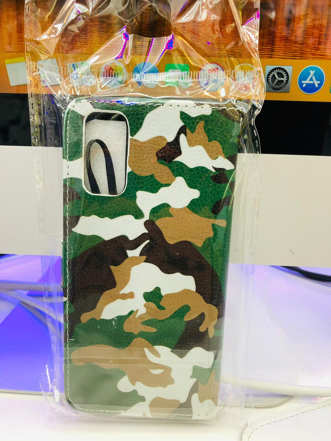SAMSUNG GALAXY S20-Hülle mit Armee-Aufdruck – Armee-Militär-Aufdruck – Brieftaschen-Aufdruck