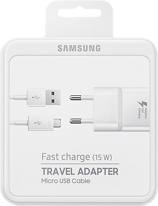 EP-TA20EWEUGWW – Reiseladegerät Micro USB Weiß – Blister-Ladegerät mit Kabel