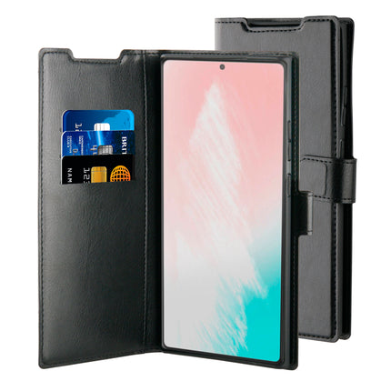 Samsung Galaxy Note 20 Ultra Bookcase Mapje - hoesje Zwart- Wallet Case