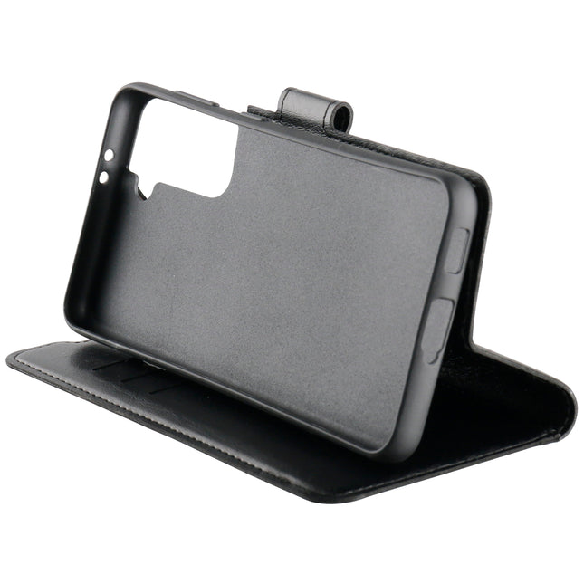 Behello Hülle für Samsung Galaxy S21 Plus Bookcase Folder - Schwarz - Wallet Case 