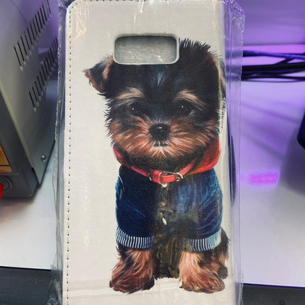 Samsung Galaxy S8 Plus Hülle Niedlicher Hundeaufdruck – Brieftaschenhülle im Buchstil mit Hundeaufdruck