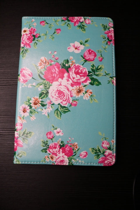 Samsung Galaxy Tab A 10.5 2018 cover model T590 T595 10.5 inch - 360° rotatable case with Flower print 