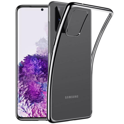 Samsung Galaxy Clear Case Weiche dünne Rückseite | Transparenter, transparenter, transparenter Silikon-Stoßfänger