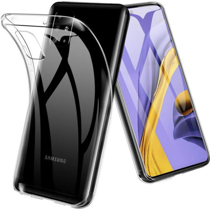 Samsung Galaxy doorzichtig hoesje zacht dun achterkant | Transparant  Silicone Transparent Clear Cover Bumper