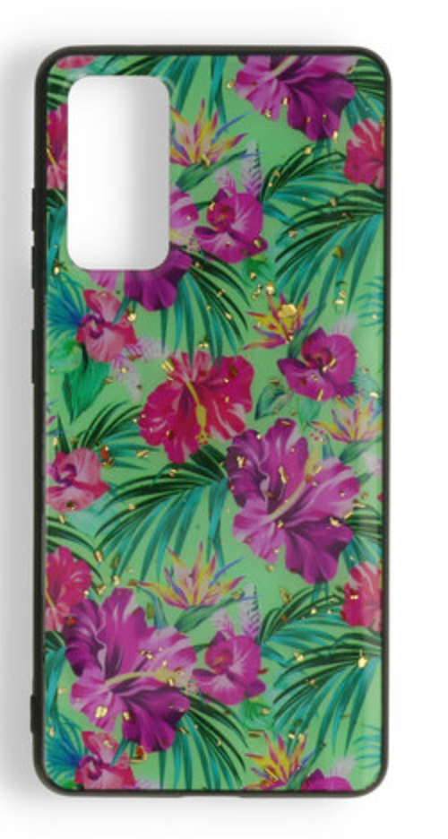 Samsung S20 FE hoesje - Print Backcover - Bloemen Tropical