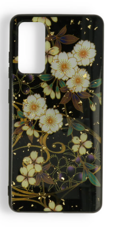 Samsung S20 FE hoesje - Print Backcover - Bloemen Geel