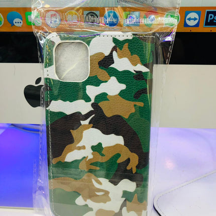 iPhone 11-Hülle mit Armee-Aufdruck – Armee-Militär – Brieftaschen-Aufdruck