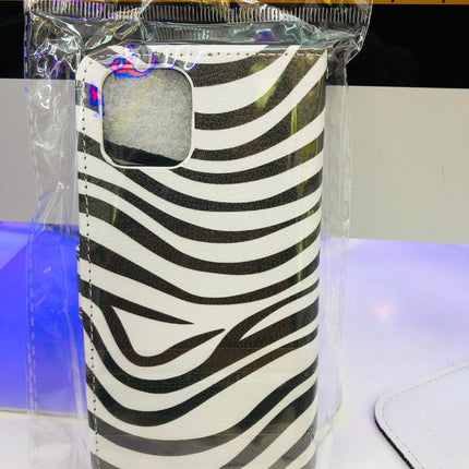 iPhone 11 Pro Hülle – Mapje Zebra Print – Brieftaschen-Hülle