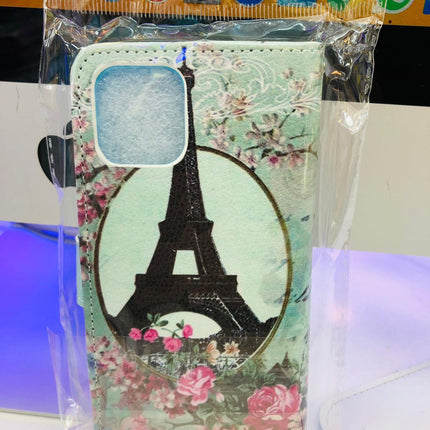 iPhone 11 Pro Hülle – Pariser Eiffelturm-Aufdruck – Brieftaschen-Hülle Eiffelturm Paris
