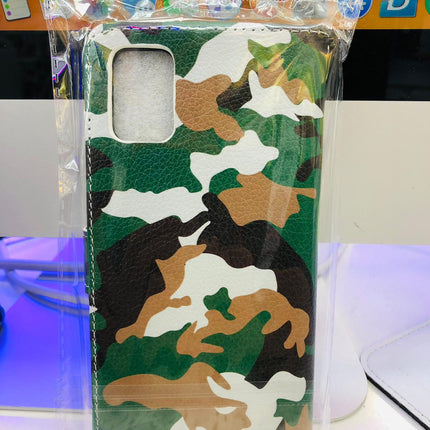 Samsung Galaxy A71 hoesje leger print - army militair opdruk- Wallet print case