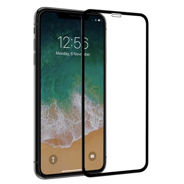 Apple iPhone Displayschutzfolie mit schwarzem Rand | Gehärtetes Glas | Glasfolie schützen | Gehärtetes Glas | Kante an Kante