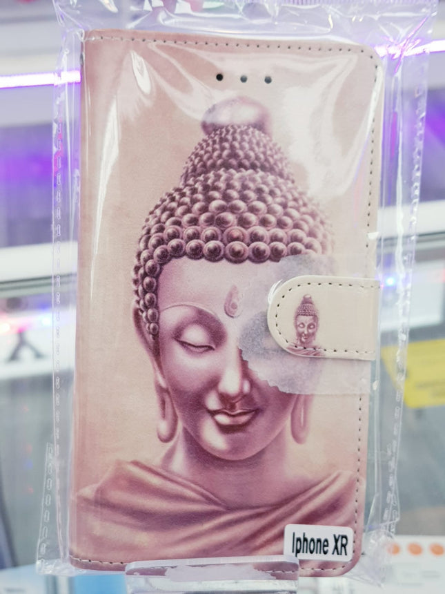iPhone XR Boeddha print hoesje - Buddah Wallet print case