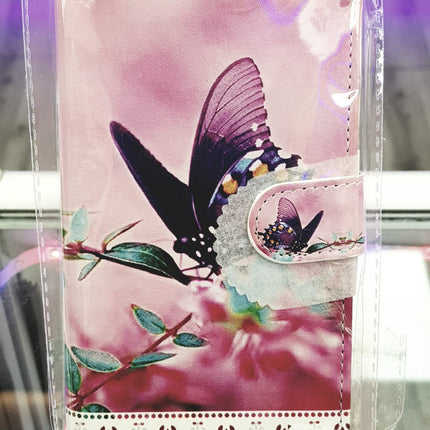 iPhone XR Portemonnee dichtklap hoesje hoesje - vlinders print mapje- Wallet Case butterflies