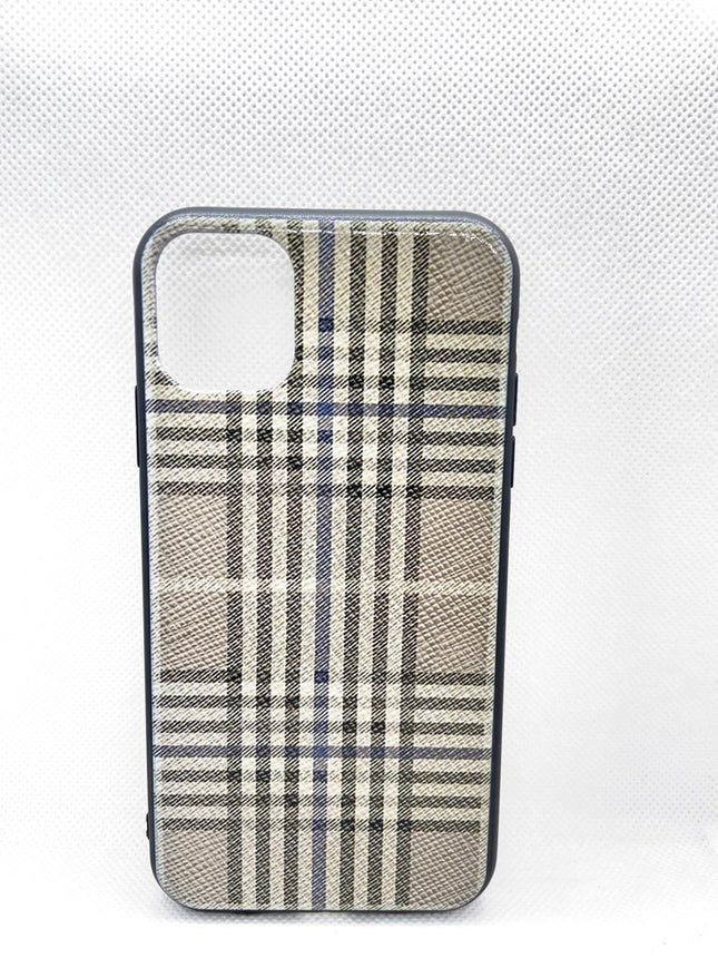 iPhone 11 Rückseite Burberry Checkered Fashoin Hülle, stoßfeste Hülle, TPU Bling Bling 