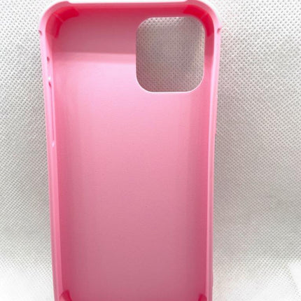 iPhone 12 / 12 Pro hoesje achterkant licht roze kleur case antishock light pink Shockproof Case