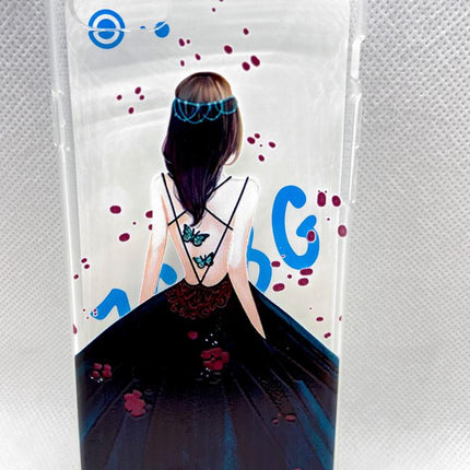 iPhone 7 / 8 / SE 2020 / 2022 hoesje princess print design achterkant case