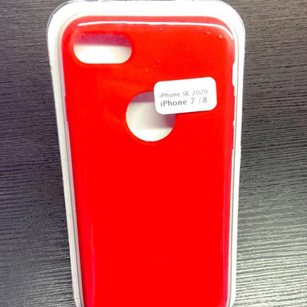 iPhone 7 / 8 / SE 2020 / 2022 Silikonhülle Rückseite, stoßfeste Hülle, alle Farben (Mischfarbe) 