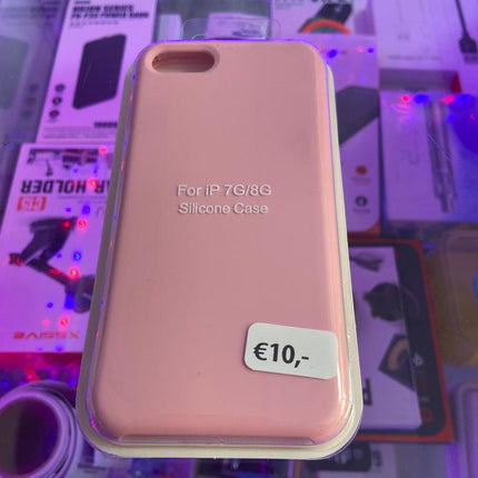 iPhone 7 / 8 / SE 2020 / 2022 Silikonhülle Rückseite, stoßfeste Hülle, alle Farben (Mischfarbe) 