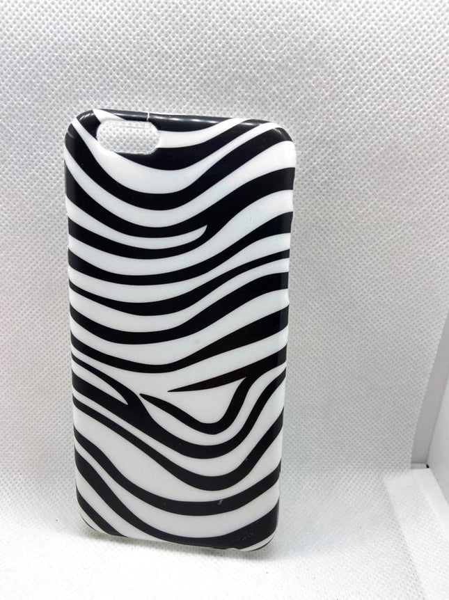iPhone 6 / 6S Hülle Zebra Soft Back Case Rückseite 