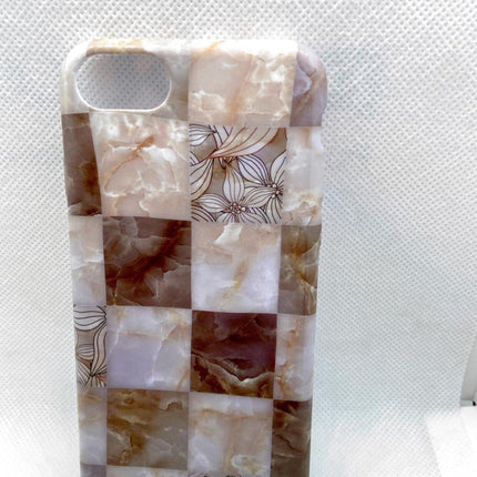 iPhone 6 / 6S hoesje marmar steen achterkant case backcover