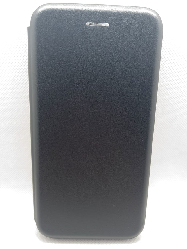 iPhone 6 plus/6s Plus zwart boekhoesje zonder klipje met 1 ruimte voor pasjes kunstleer case