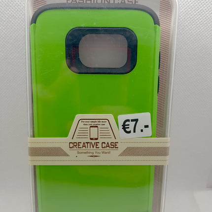 Samsung S7 Edge achterkant groen back cover hard case