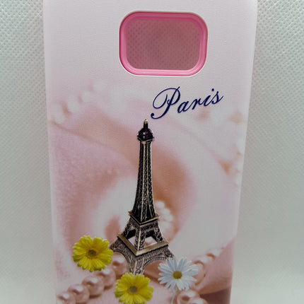 Samsung galaxy S7 Edge hoesje achterkant Parijs Eiffeltoren fashion design