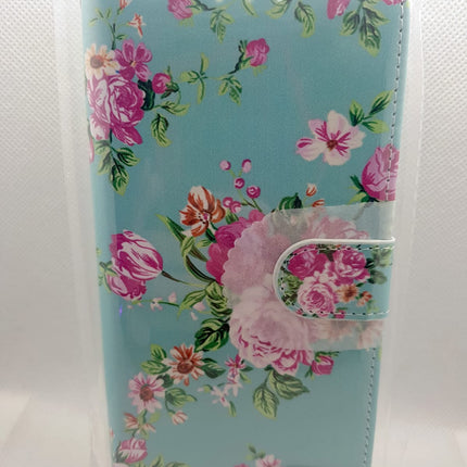 Motorola Moto E7 Plus / Moto G9 Play case Flower flowers print case folder- Wallet Case