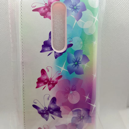 Nokia 3.1 plus hoesje vlinders print mapje- Wallet Case butterflies