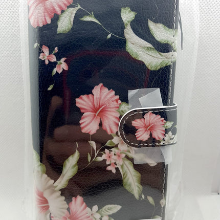 Nokia 2.3 hoesje japanse Bloemen print case mapje- Wallet Case