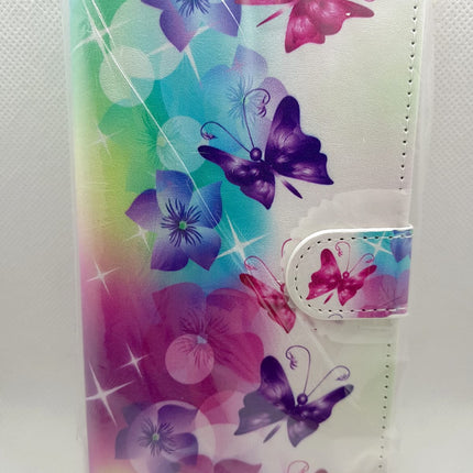 Nokia 2.1 hoesje vlinders print mapje- Wallet Case butterflies