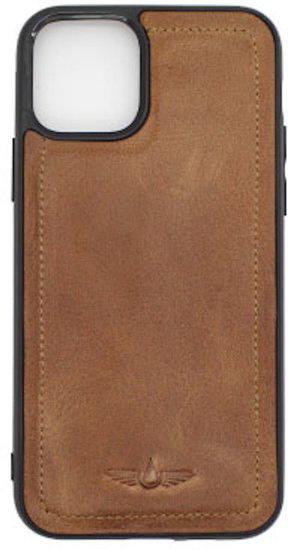 Back Cover iPhone 11 Pro Case Genuine Leather - Brown