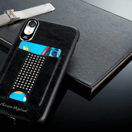iPhone XR Hülle Rückseite mit Platz für Karten Remax Fashion Case