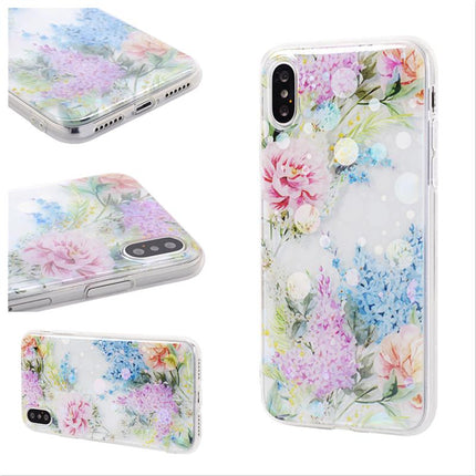 Samsung Galaxy A70 hoesje achterkant bloemen print- fashion case backcover