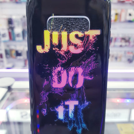 Samsung Galaxy S10e achterkant hoesje just do it print Backcover case