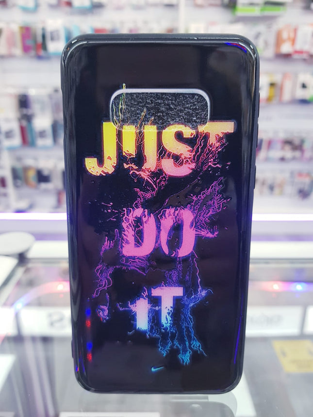 Samsung Galaxy S10e achterkant hoesje just do it print Backcover case