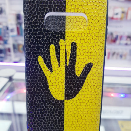Samsung Galaxy S10e achterkant hoesje stop hand print Backcover case