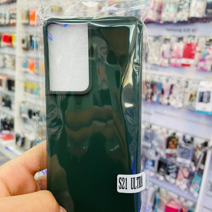 Samsung Galaxy S21 Ultra case soft thin back green 