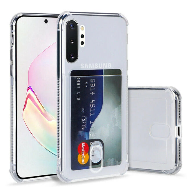 Samsung Galaxy S22 Plus Transparent TPU Case With Card Pocket