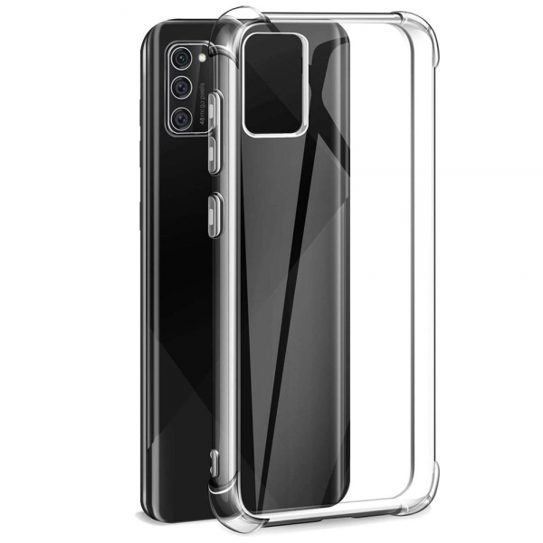 Samsung Galaxy A41 Bumper Cover transparent Anti Shock TPU CASE EXTRA STABILER ECKEN