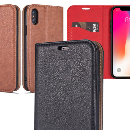 iPhone Xs Max Magnetic Book case Mapje - hoesje