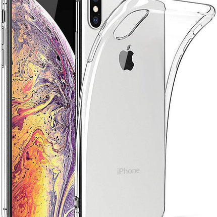 iPhone Clear Case Weiche dünne Rückseite | Transparenter, transparenter, transparenter Silikon-Stoßfänger