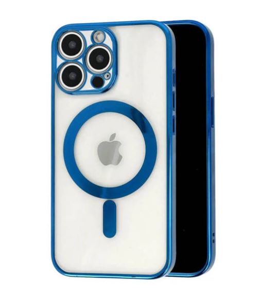 iPhone 12 hoesje magsafe blauw